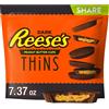 Reese'S Bicchieri sottili per burro di arachidi, caramelle al cioccolato fondente, sacchetto da 209 ml (confezionate singolarmente)