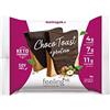 Feeling Ok FeelingOK Choco Toast Start, Snack A Basso Indice Glicemico, 4x50 Grammi