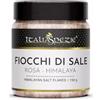 Italia Spezie, Fiocchi di sale rosa, sale gourmet, Barattolo 150 g