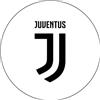 Dolce idea CIALDA in ostia Logo JUVE forma rotonda diam. 20 cm personalizzabile, decorazione per torta