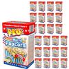 Peo's Popcorn per forno a microonde, zuccherato, confezione risparmio da 72, 24 scatole da 3 x 100 g, caramelle di mais popcorn per carnevale, feste, snack cinematografici, serate cinematografiche