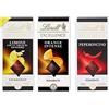 CAIYA Excellence, Mix Tavolette al Cioccolato Fondente con Limone e Zenzero, Arancia Intensa e Peperoncino 100gr [3 Tavolette]