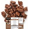 KETO 01 CARB GRANOLA KETO 01 CARB al Cioccolato con solo 8g di Carboidrati da Eritritolo, Granola Senza Zucchero e Senza Glutine Ideale per Dieta Chetogenica, Confezione da 220g