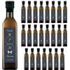 Bottle-Up 24 bottiglie personalizzate di Olio Extra Vergine di Oliva perfetto per bomboniere per matrimonio (0,25 L, Fedi)