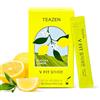 TEAZEN - V Fit Matcha Limone - Bevanda Istantanea al Tè Verde - 10 Bustine - Senza Zucchero, Vegan, Bassa Caloria - Mix Giapponese di Matcha e Limone per Energia e Metabolismo