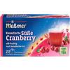 Meßmer Tè paese | Cranberry Dolce Canadese | 20 bustine di tè | Senza glutine | Senza lattosio | Vegano