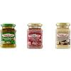 Zeus Party Set di 3 Barattoli Tigullio Star Pesto alla Genovese, Radicchio e Speck, Ricotta, Tarufo e Pepe Nero 3x190gr