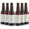 ALTERNATIVA Birra Analcolica 0.0% - Confezione da 6 Bottiglie da 330 ml - Italiana Senza Alcol, Dealcolata Premium, Ideale per Celebrazioni, Regali e Ogni Occasione