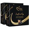 ITALIAN COFFEE FOR ESPRESSO LOVERS Italian Coffee 100 Capsule Caffè Infinity Colombia Compatibile con Nespresso Professional