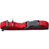 HUNTER collare per cane LONDON VARIO BASIC in nylon, regolabile, con chiusura di sicurezza, resistente, leggero, ad asciugatura rapida e facile da pulire, colore: rosso, taglia M