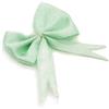 Generic 1 Fiocco in raso menta applique tessuto satin decorazione fiocchetto già pronto applicazione