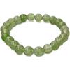 Generico Bracciale Peridoto (Olivina) Donna, Elastico 19 cm, Fatto a Mano