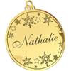 FranJohnsonHouse Pallina di Natale intagliata a laser con nome, Regali per la famiglia, Decorazioni per l'albero in acrilico, Fiocchi di neve e stelle incisi, Decorazioni Albero di Natale, Decorazioni natalizie