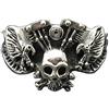 Empress Jewelry Anello in argento sterling massiccio 925teschio e aquila R000738