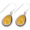 Meadows Orecchino Mango Chalcedony Orecchino fatto a mano in argento sterling 925 Orecchino Designer Silver Dots