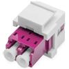 Digitus Accoppiatore di rete Digitius LC/UPC multimodale fibra ottica Duplex OM4 Viola [DN-96019-1-K]