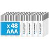 BLAUPUNKT Batterie alcaline AAA Confezione da 48, per orologi da parete e telecomandi TV, LR03BPO/48