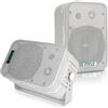 Pyle Casse Audio Impermeabili Interne/Esterne, Coppia da 13 Centimetri, Altoparlanti da Parete/Soffitto, Copertura Resistente, Speaker 200 Watt RMS, Bianco