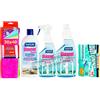 yeshi SET:GLASNET SPRAY 750ML+GLASNET RICARICA 750ML+ GLASNET FORTE 500ML+ PANNI GAMEX+ Pacco 5 Pezzi Panni Microfibra 30X40 cm