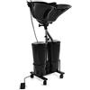 YilwnnCse Lavatesta Mobile Portatile,Lavabo per Capelli Regolabile in Altezza,Lavabo Shampoo con Pompa Elettrica,Parrucchiere Lavabo per Capelli con 2 Secchi e Tubi di Scarico