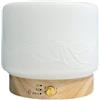 Aroflora - Lisalia - Diffusore ad olio essenziale ad ultrasuoni - facilita l'indeformabile - Eco-legno e vetro Design - Modello onda