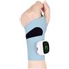 Generico Rechargeable Adjustable Electric Wrist Massager,Portable Cordless Hand Heating Pad with 8 Modes,30 Intensity Levels,Wrist Massage Machine,Heated Brace & Wrap for Relief