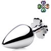 NURCIX Spina anale Nuovo plug anale di piccole dimensioni Leaf Clover Butt plug anale in metallo colore perline palla uova giocattolo del sesso