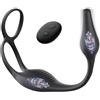 ACEHHWW Doppio Motore Màssaggiatòre Próstatico, Silicone Vibràtóre con 7 Modalità di Vibrazione, Morbido Vibratǒri per Donna e Uomo Stimólazione Clitòridea e Puntó G Màssàggio, Ricaricabile e Impermeabile