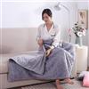 LILOVE Coperta elettrica singola, 75 x 120 cm coperta riscaldata alimentata tramite USB 5 V a risparmio energetico, 3 impostazioni di temperatura, morbida flanella, coperta riscaldata elettrica per divano,