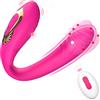 Generic Spingendo coniglio G spot vibratori giocattoli sessuali per donna con 10 modalità di spinta 10 modalità di vibrazione triplo stimolatore impermeabile ricaricabile potente doppio motore giocattolo