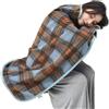 ZPWHYS Coperta Termica For Sedia A Rotelle, Materiale In Velluto A Doppio Strato, Morbida E Confortevole, Lavabile In Lavatrice Adatta Ad Anziani E Disabili(J,Small)