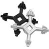 Gettimore Set di chiavi multifunzione 4 in 1 per mini trapano elettrico, con 4 chiavi per mandrino regolabili (5,2 C7,2 mm, 6 C9,5 mm, 6 C9,3 mm, 6 C7,4 mm), acciaio ad alta durezza di grado
