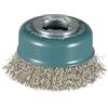 Makita D-73346 X-Lock - Spazzola a tazza con filo ondulato, 75 mm