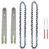 ZHLWei Catene for motoseghe in acciaio da 8 pollici Catene for accessori for motoseghe elettriche SET di catene for motoseghe elettriche di ricambio