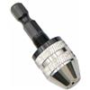 TopHomer Punta per mandrino da 6,3 mm, adattatore per micro trapano, senza chiave, a cambio rapido, strumento di conversione per mandrino da 0,3-3,6 mm, per smerigliatrice elettrica utensile rotante (argento)