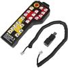 Jeanoko Controller Manuale per Macchina per Incidere CNC Connettore USB a 4 Assi per Operatori Pulsanti Resistenti All'acqua da 12 * 12 Mm per un Controllo di Precisione