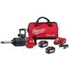 Milwaukee M18 FUEL 18V Lithium-Ion Brushless Cordless 1 Avvitatore a percussione Esteso Reach D-Handle Kit w/Due Batterie 12.0 Ah