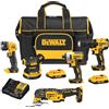 DeWALT DCKSS521D2 20V MAX Cordless 5 Tool Combo Kit w/Contractor Bag