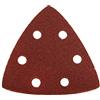EXTOL PREMIUM Carta abrasiva Delta, confezione da 20 pezzi, 93 mm, P40, 6 fori