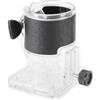 Besttoolifes Piastra di base sostitutiva per router da falegnameria, accessorio per taglio dei bordi per router RT0701C/WU601, strumento di taglio dei bordi in plastica trasparente, guida per piastra di base del