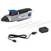 Dremel HSGP-01 - Pistola per colla a caldo 4 V, senza fili, ricaricabile tramite USB, preriscaldamento rapido e punta Drizzle di precisione, con stick di colla, 4 stick di colla, cavo USB e adattatore