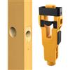 Generisch Strumento di installazione di blocco porta - Set di seghe a tazza da 220 g, sistema di guida regolabile, robusta struttura in metallo | Utensile da inserimento versatile per adulti, professionisti