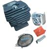 TXuKm Gruppo pistone cilindro da 52 mm Adatto per parti di motosega S MS381