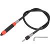Rjrjc Adattatore di estensione albero flessibile, connettore leggero da 6 mm Strumento di serraggio da 3 mm per trapano, smerigliatrice, macchina per incidere e lucidare, materiale ABS
