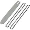 Orton Barra di guida per sega a catena da 14 pollici con catene, 2 pezzi per 017 MS170 MS171 MS170 / MS180 / MS230 / MS250 tutti i tipi di acciaio