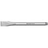 PB Swiss Tools Scalpello piatto, cromato, asta ottagonale, argento