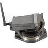 GramStudio Morsa a 2 assi, morsa a macchina, base girevole a 360 gradi e funzione di inclinazione a 90 gradi, per fresatura foratura macchina parti di precisione