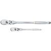 GEARWRENCH 81216T - Set di 2 cricchetti da 1/4, 3/8, con testa flessibile, 90 denti