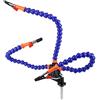 Dilwe Lighting Rol Station con 3 Bracci Flessibili per Aereo Modello RC, Clip da Tavolo in Lega di Alluminio, Adatto per un Tavolo da 5 a 50 Mm di Spessore, con Ventola per Amanti dei Droni (Fan