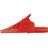 Cliff Electronics Cliff Croc Clip Clip coccodrillo di sicurezza plug-in 4 mm CAT III 1000 V rosso